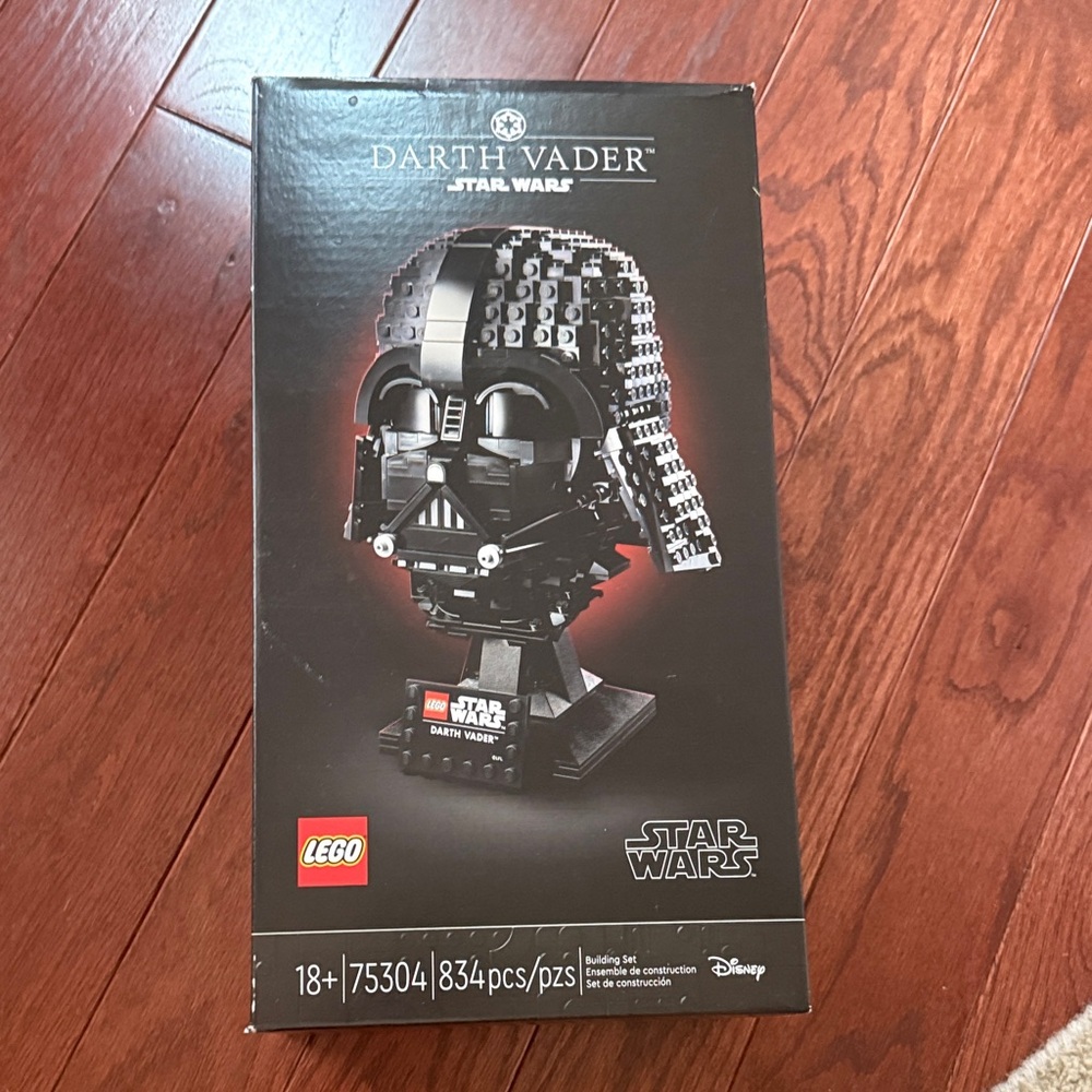 LEGO unopened Star Wars Darth Vader Helmet in Black and Gray